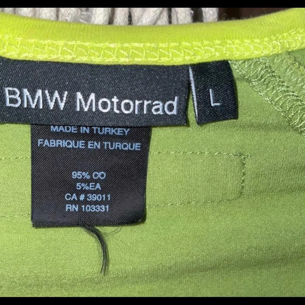 lime green BMW Motorrad tee, medium - Picture 3 of 3